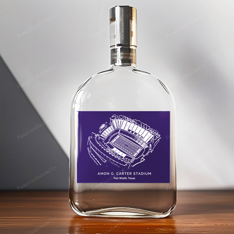 Amon G. Carter Stadium- TCU Horned Frogs Whiskey Bottles