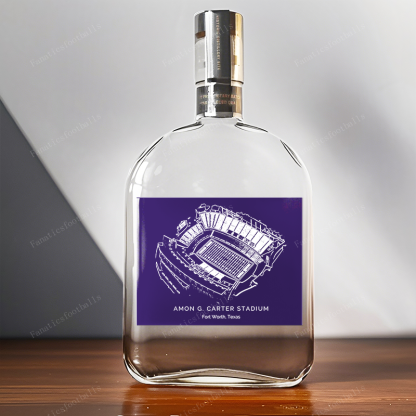 Amon G. Carter Stadium- TCU Horned Frogs Whiskey Bottles