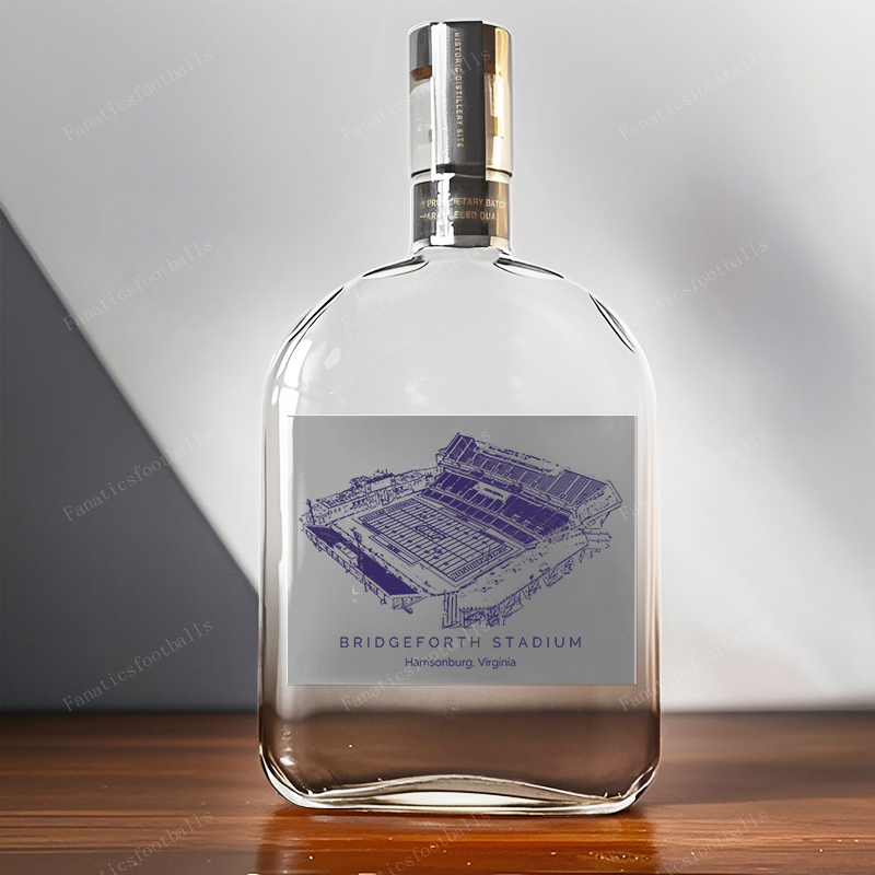 Bridgeforth Stadium- James Madison Dukes Whiskey Bottles