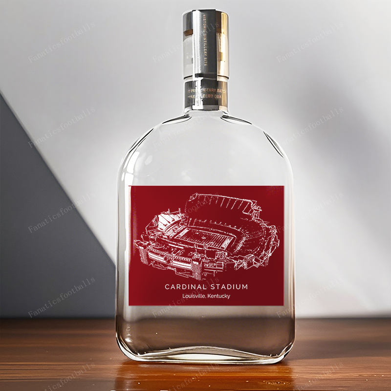 Cardinal Stadium- Louisville Cardinals Whiskey Bottles