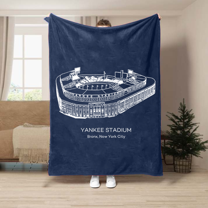 Yankee Stadium - New York Yankees Baseball Blanket