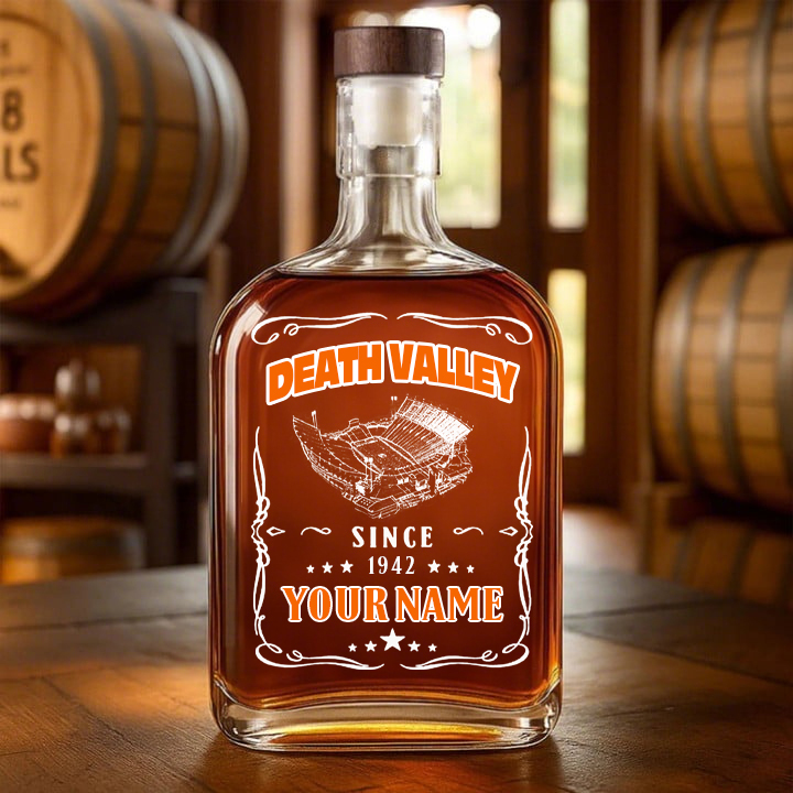 Memorial Stadium (Clemson) Stadium-Clemson Tigers Football Whiskey Bottle Decanter