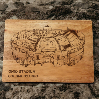 Ohio Stadium Cutting Board