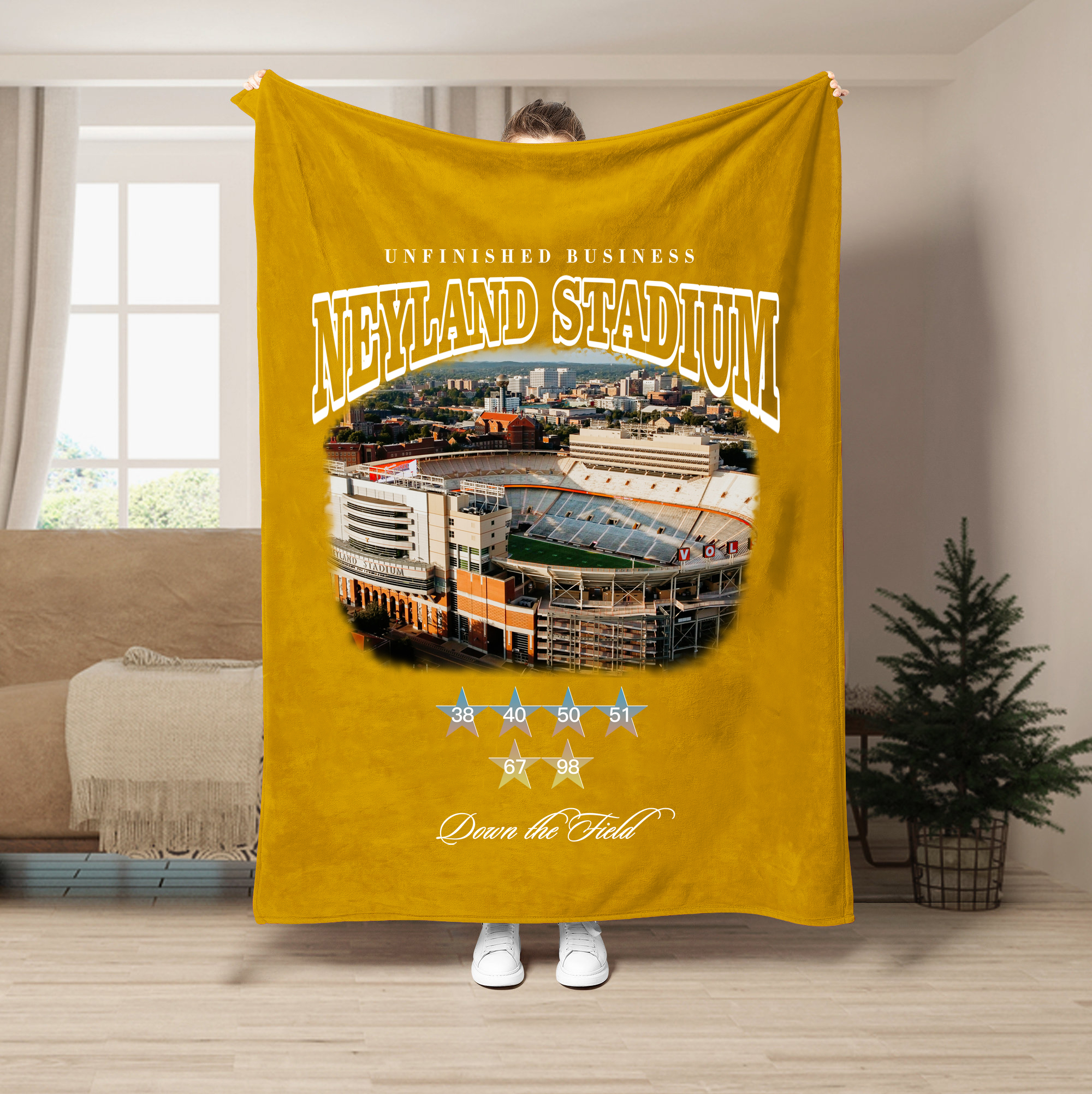 Unfinished Business Blanket-Neyland Stadium