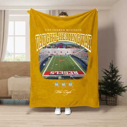 Unfinished Business Blanket-Vaught-Hemingway Stadium
