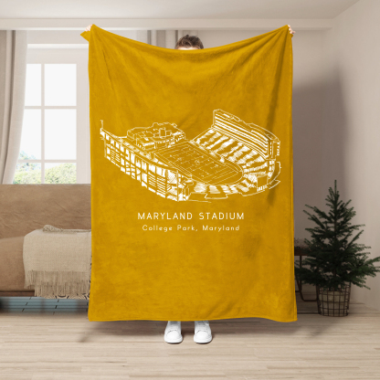 Maryland (SECU) Stadium - Maryland Terrapins football, Football Blanket