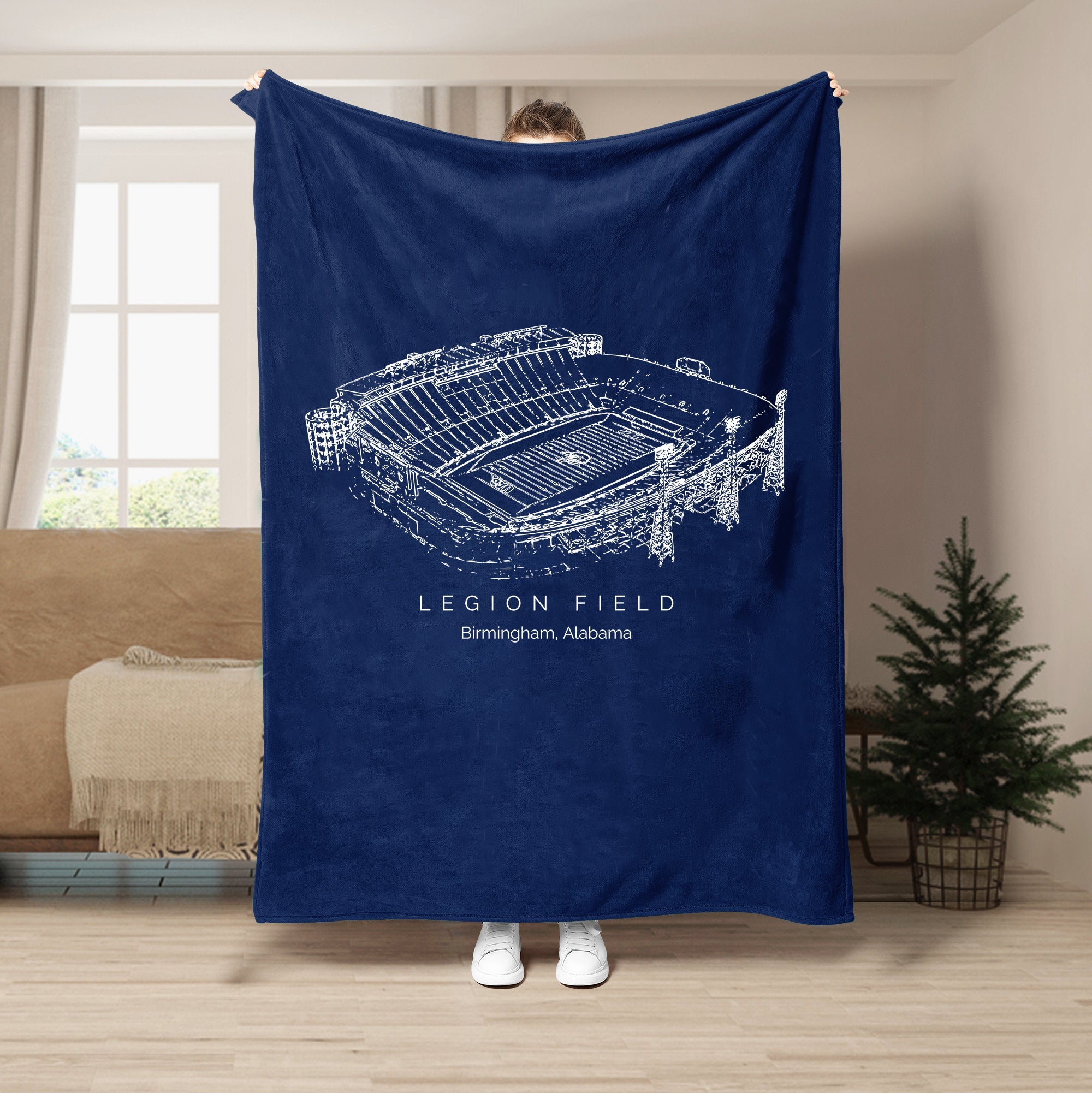 Legion Field Stadium  - College Football Blanket