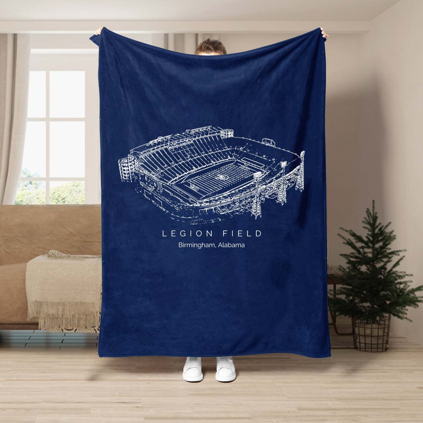 Legion Field Stadium  - College Football Blanket