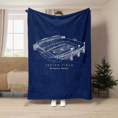 Legion Field Stadium  - College Football Blanket