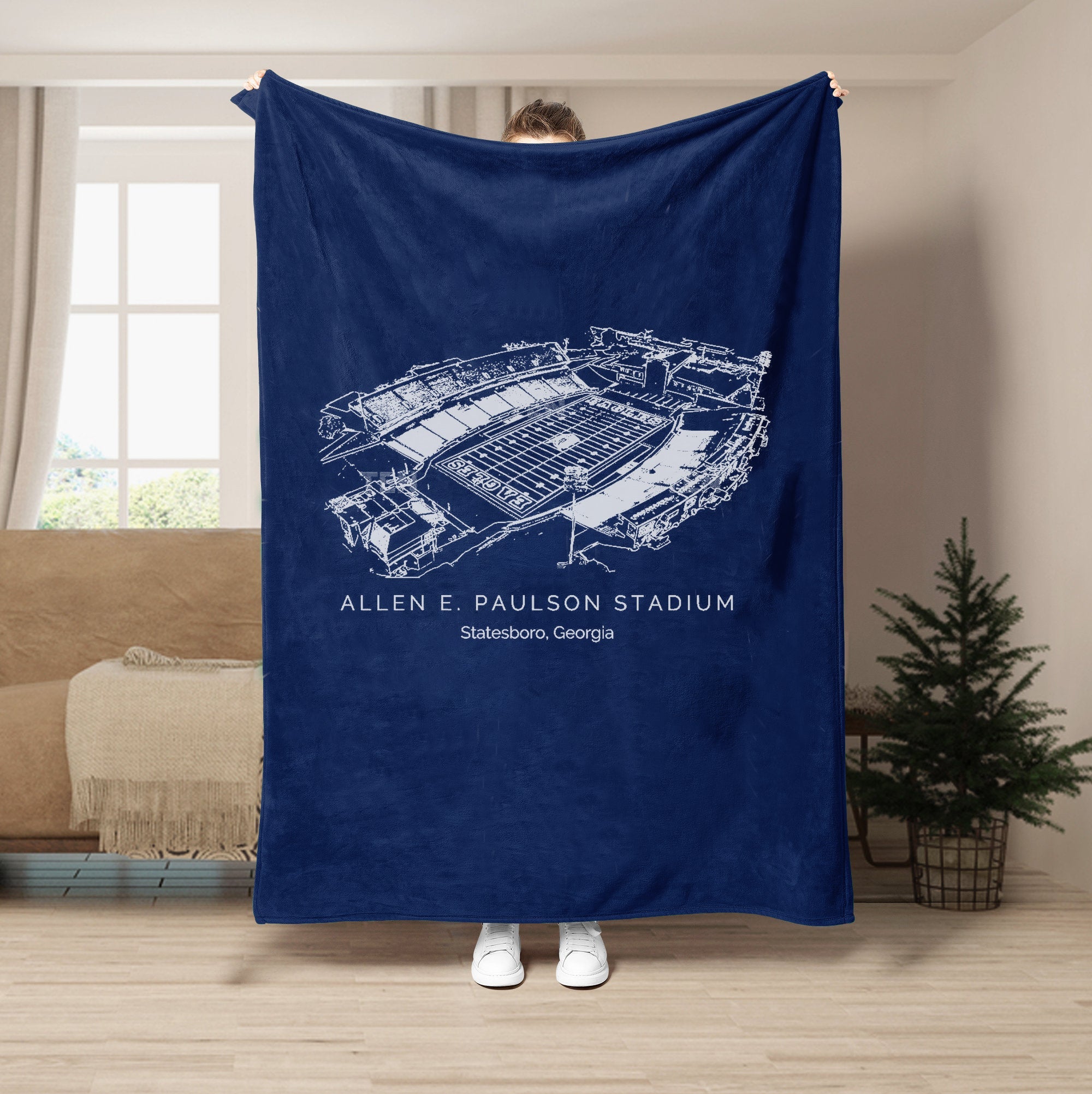Allen E. Paulson Stadium - College Football Blanket