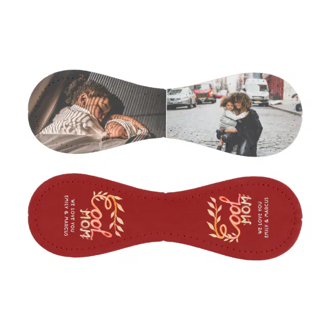 Cool Mom Hand Lettering Mother Keepsake Photo Baseball