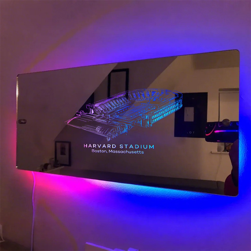 Harvard Stadium Mirror Light - Gifts for Sports Lovers