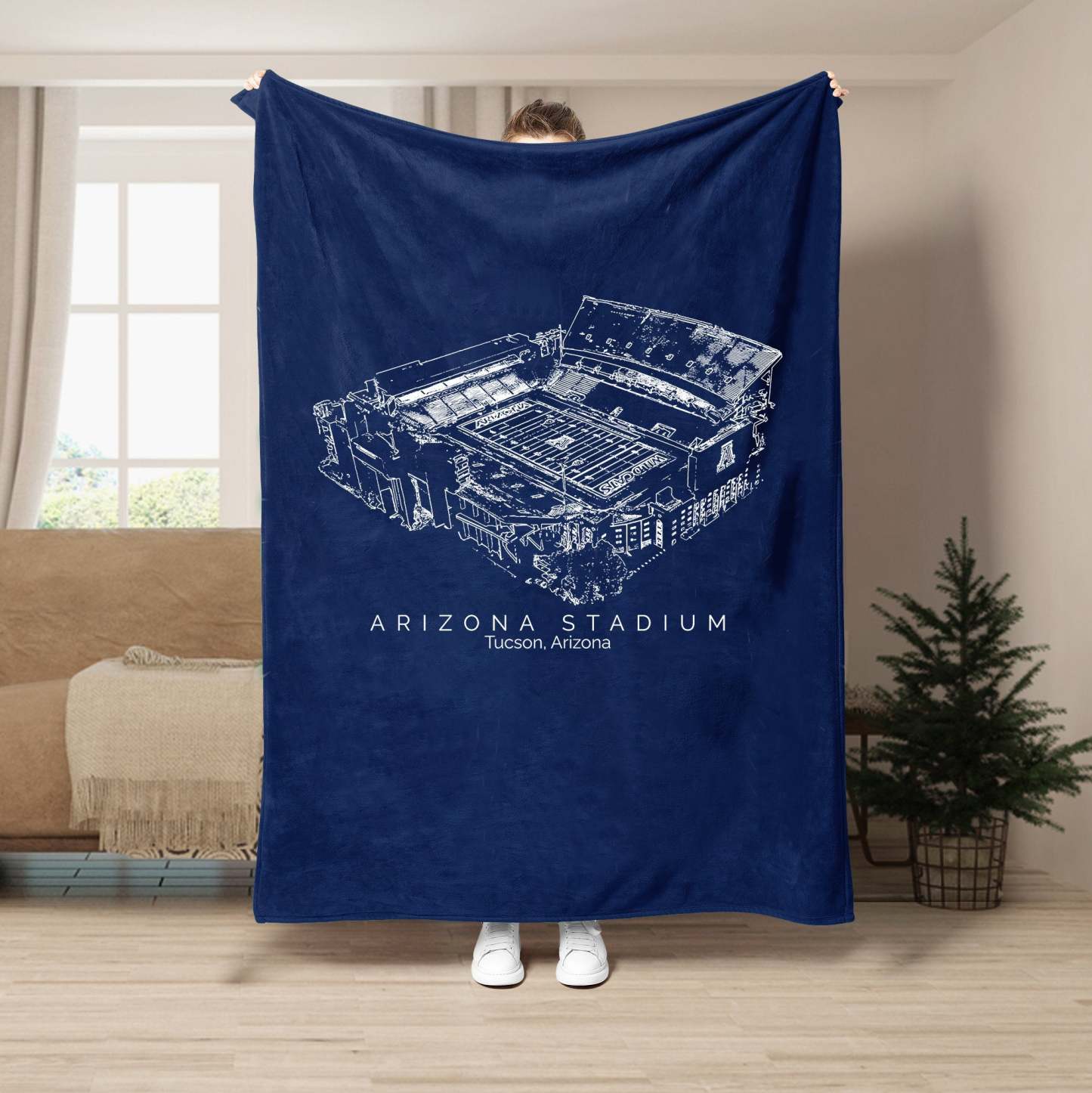 Arizona Stadium - College Football Blanket
