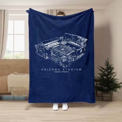 Arizona Stadium - College Football Blanket