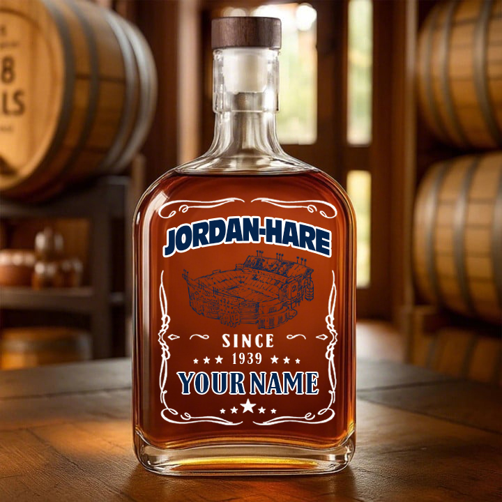 Jordan-Hare Stadium-Auburn Tigers Football Whiskey Bottle Decanter