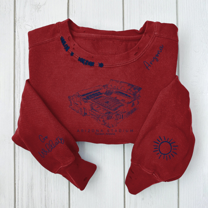 Arizona Stadium - University of Arizona Wildcats Alumni Distressed Mon