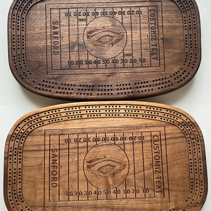 Personalized Sanford Stadium Style Football-Themed Kribich Board, Christmas