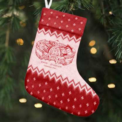 Customized Ohio Stadium Christmas Stocking Gift For Family Member - Limited Edition