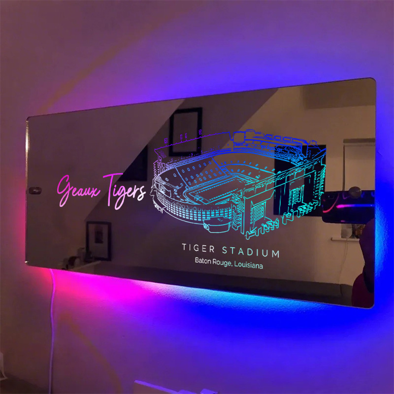 Tiger Stadium Mirror Light-Gifts For Sports Lovers