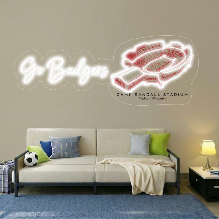 Camp Randall Stadium LED Neon Light