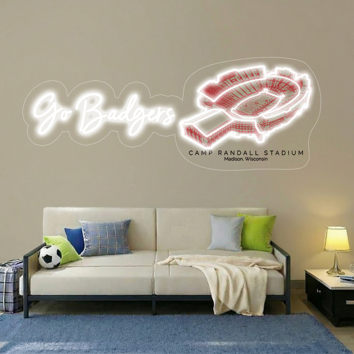 Camp Randall Stadium LED Neon Light