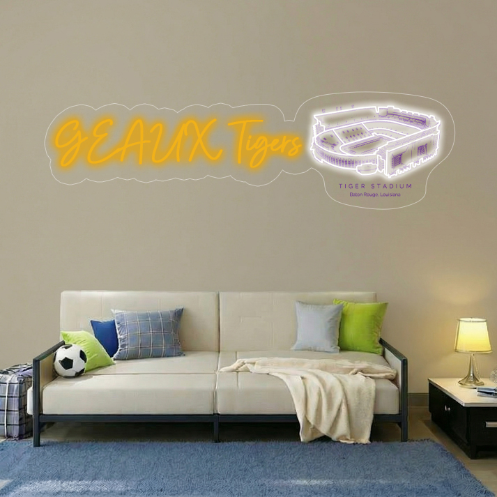 Tiger Stadium LED Neon Light