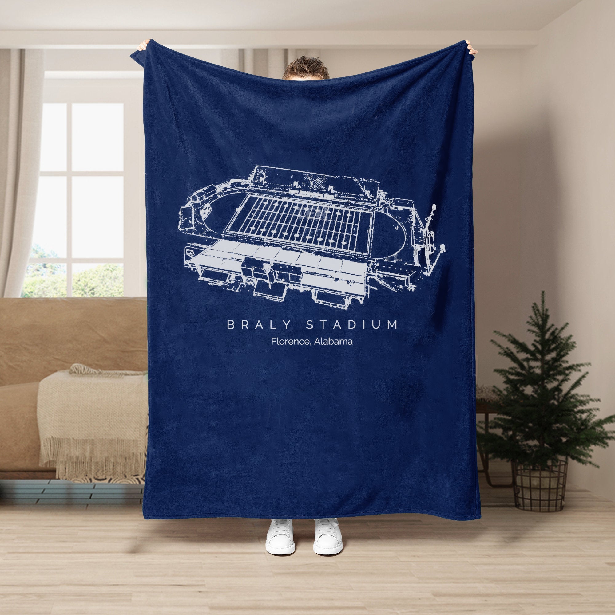 Braly Stadium - College Football Blanket