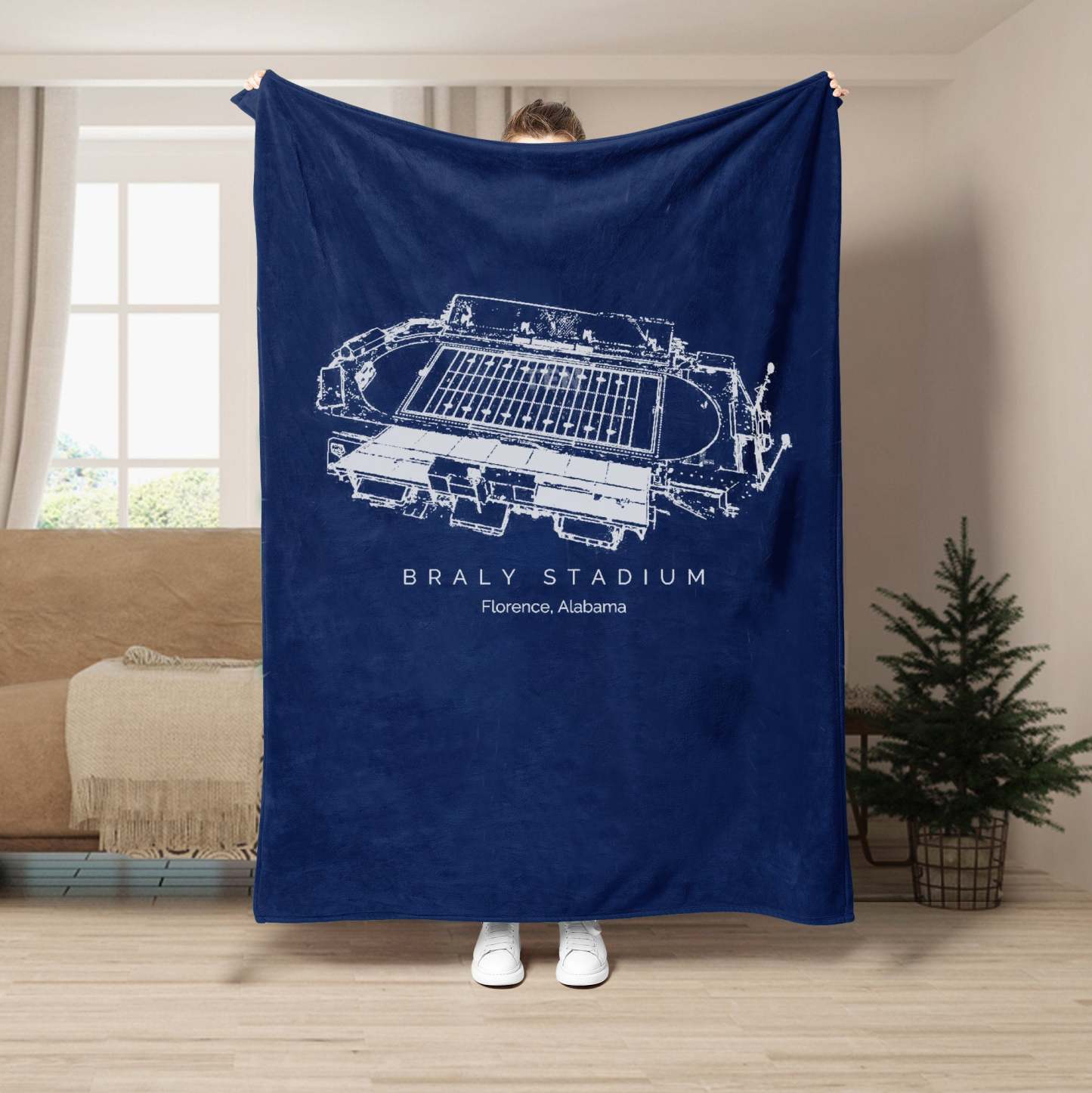 Braly Stadium - College Football Blanket
