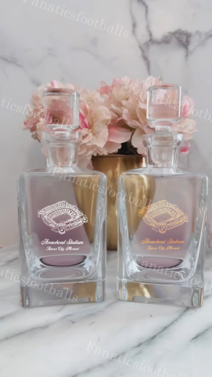 Arrowhead Stadium Whiskey Bottles-Gifts For Sports Lovers