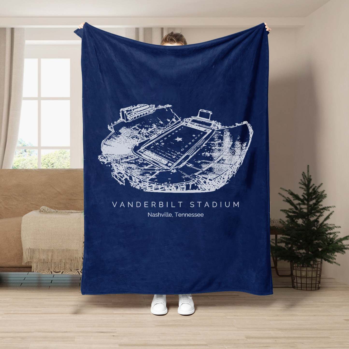 Vanderbilt Stadium - College Football Blanket