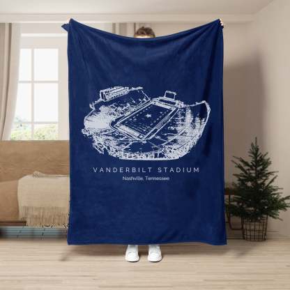 Vanderbilt Stadium - College Football Blanket