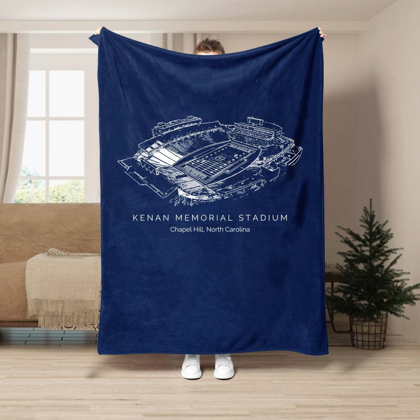Kenan Memorial Stadium - College Football Blanket