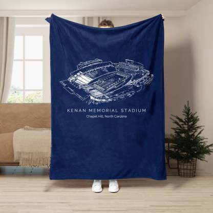 Kenan Memorial Stadium - College Football Blanket