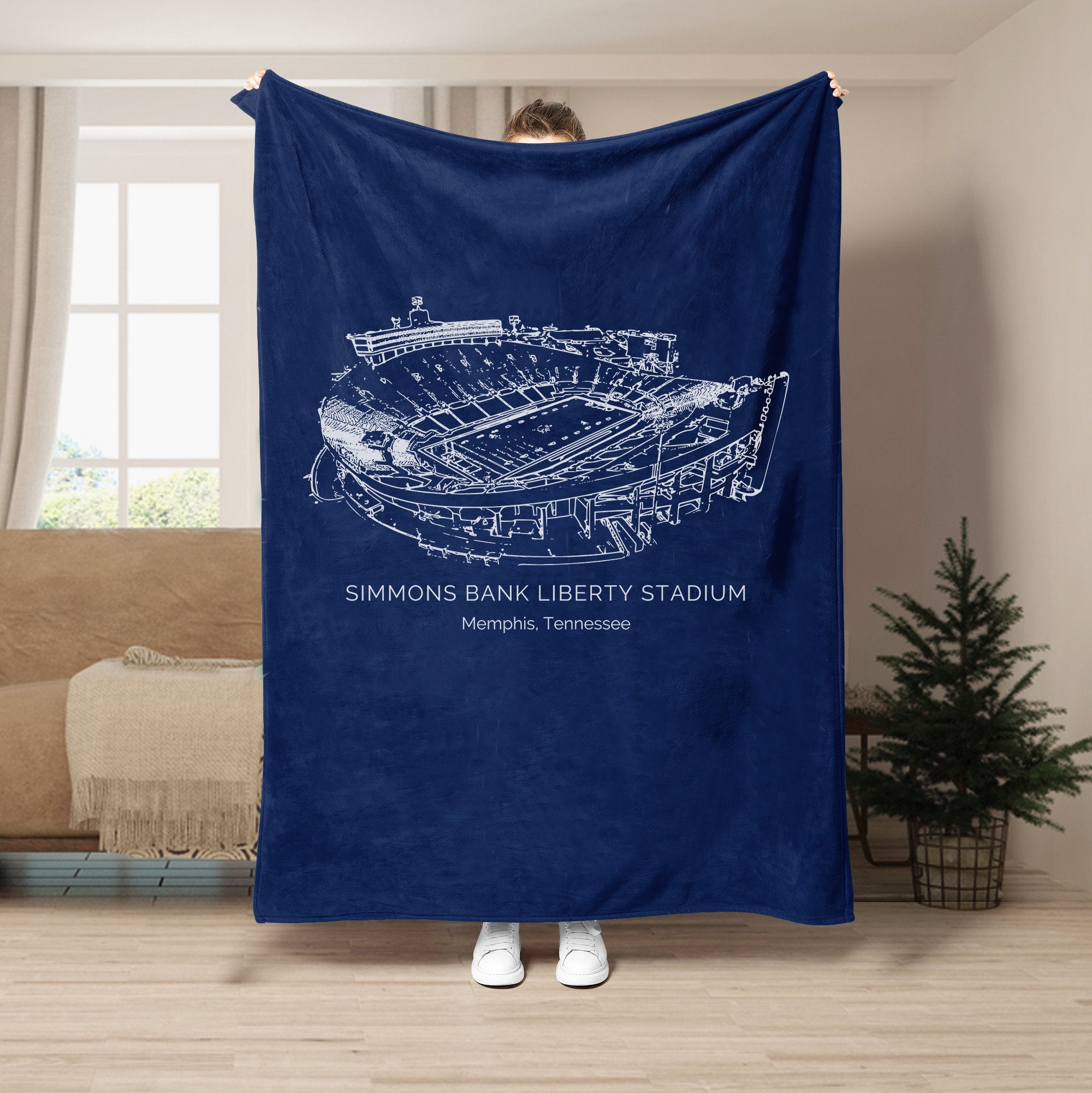 Simmons Bank Liberty Stadium- College Football Blanket