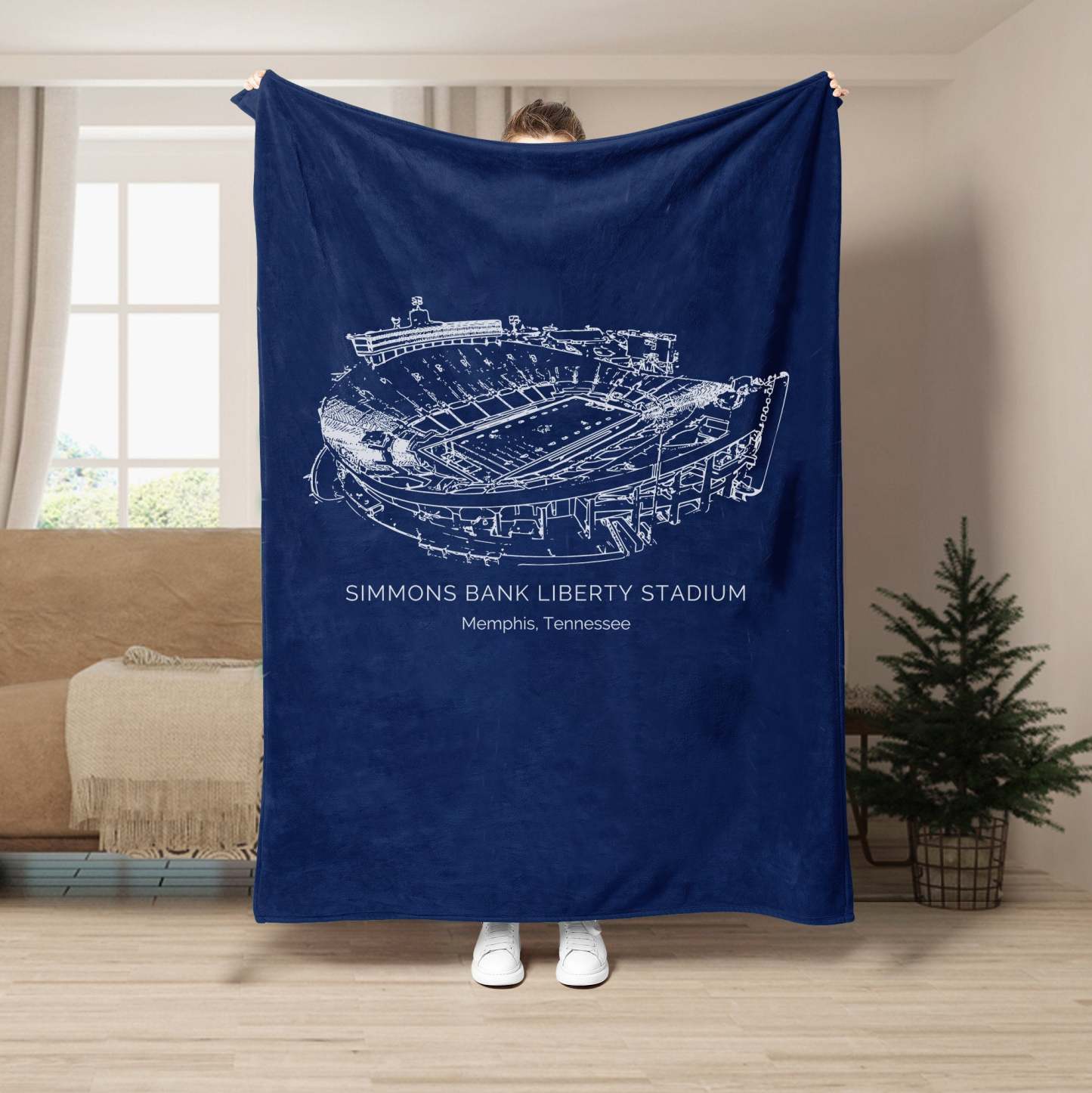 Simmons Bank Liberty Stadium- College Football Blanket