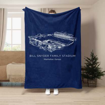 Bill Snyder Family Stadium - College Football Blanket
