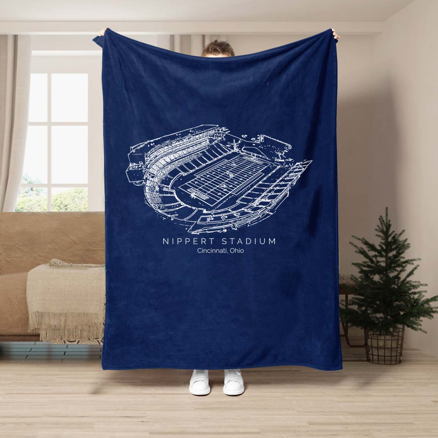 Nippert Stadium - College Football Blanket