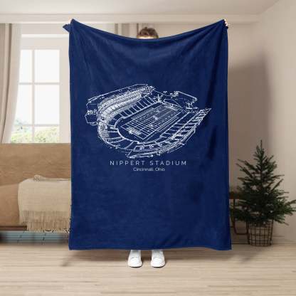 Nippert Stadium - College Football Blanket