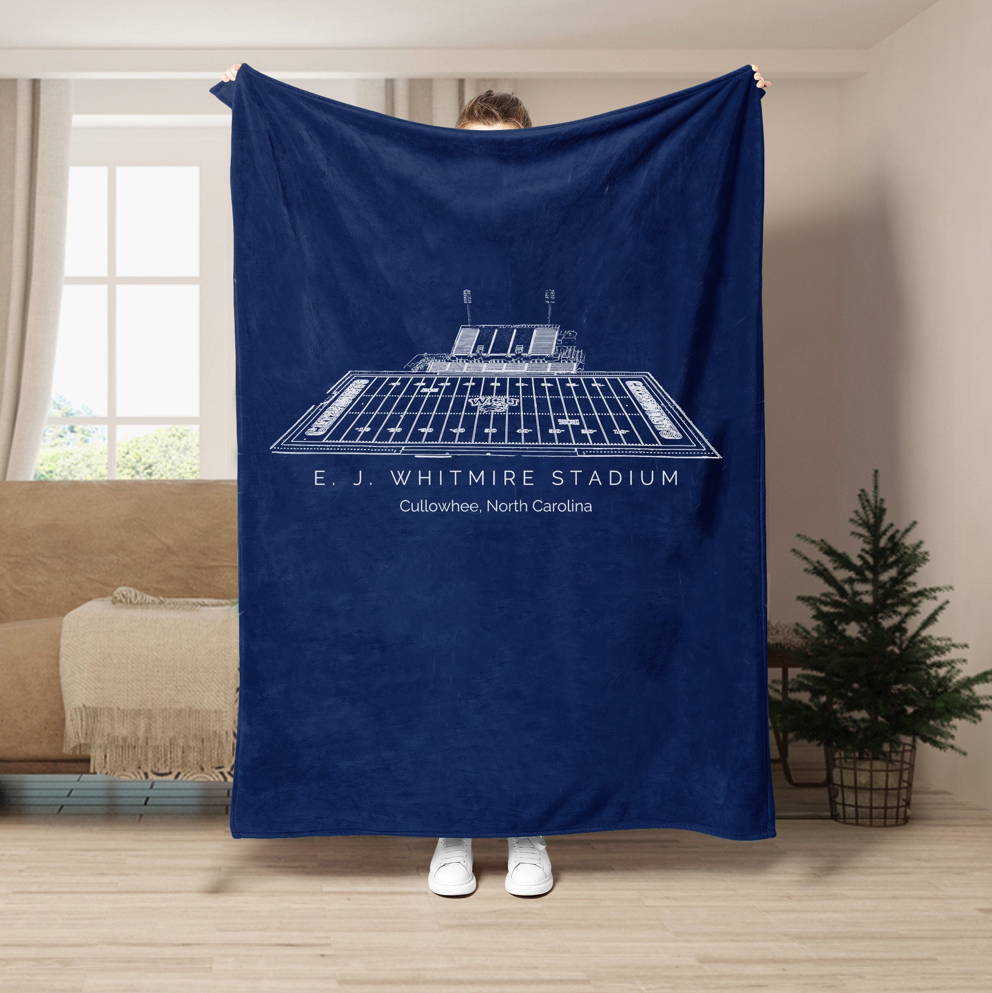 E. J. Whitmire Stadium - College Football Blanket