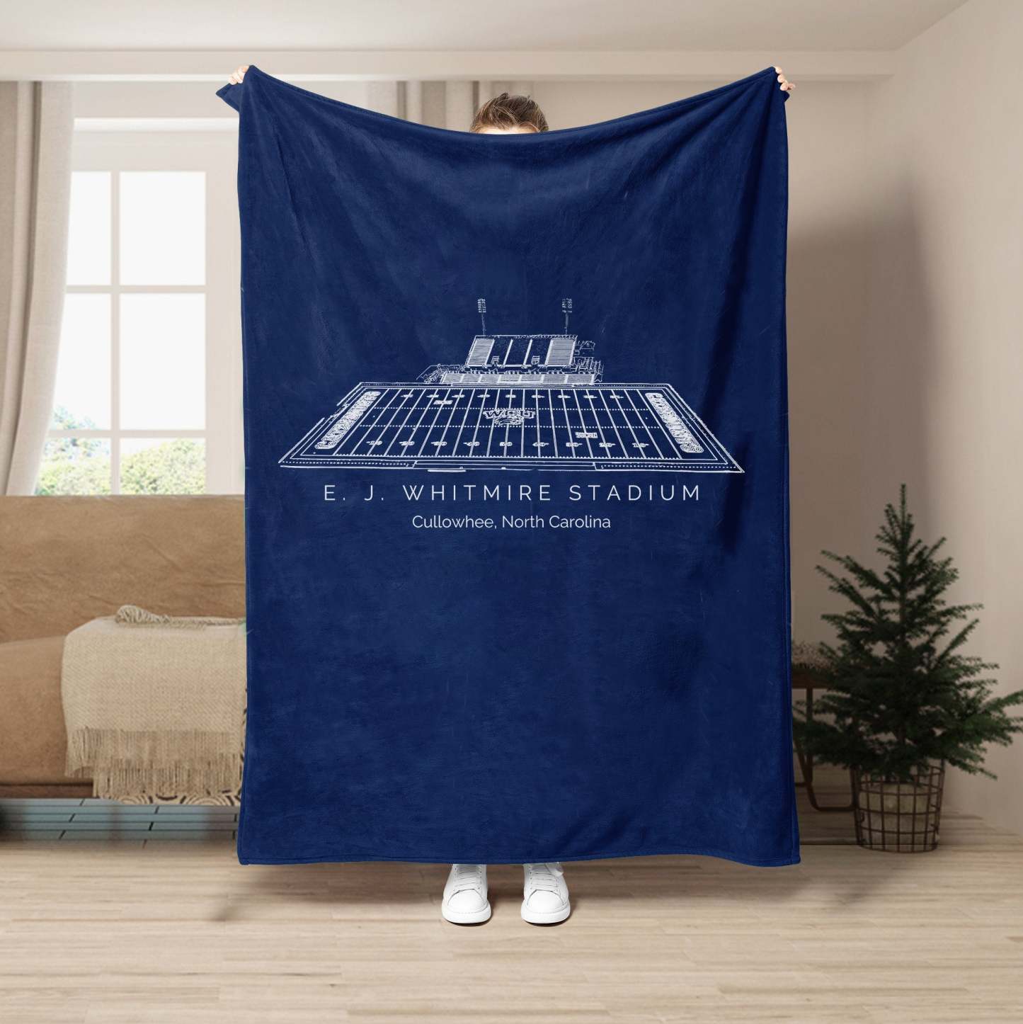 E. J. Whitmire Stadium - College Football Blanket