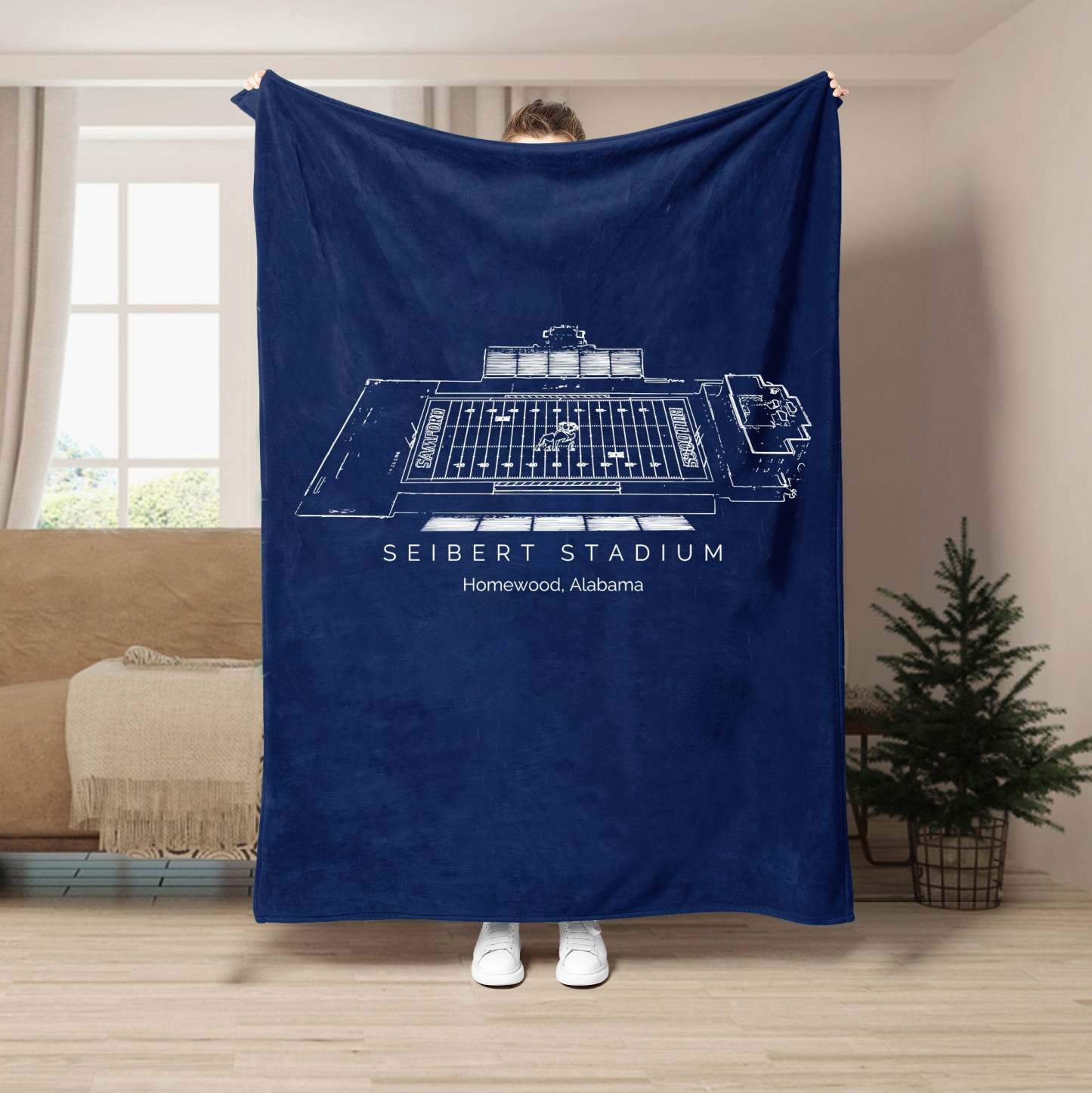 Seibert Stadium - College Football Blanket
