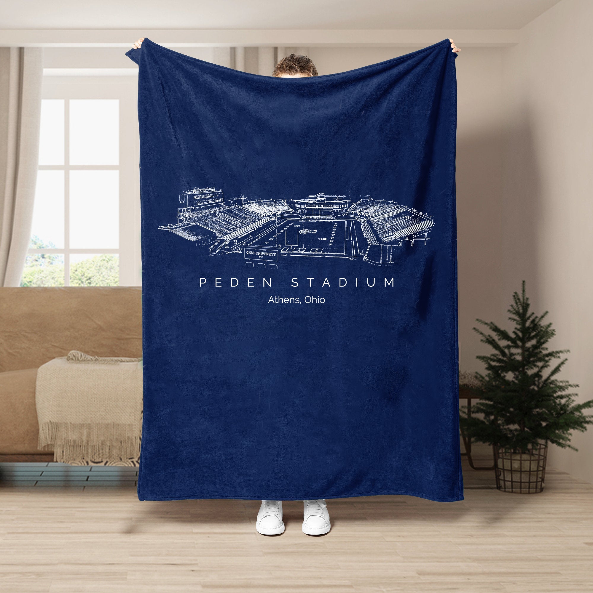 Peden Stadium - College Football Blanket