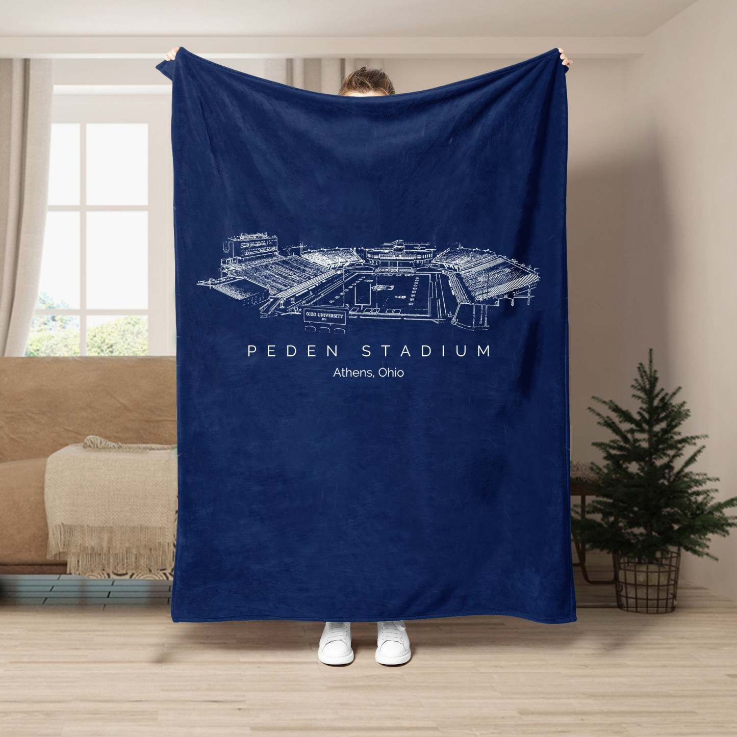 Peden Stadium - College Football Blanket