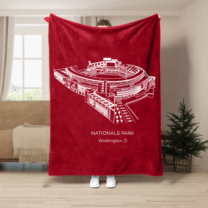Nationals Park-Washington Nationals Baseball Stadium Blanket
