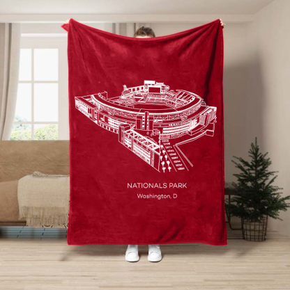 Nationals Park-Washington Nationals Baseball Stadium Blanket