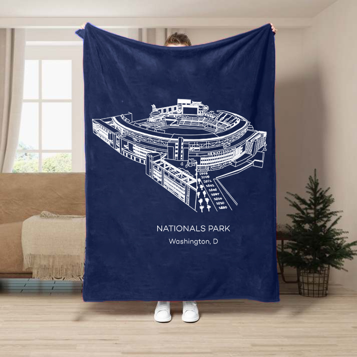 Nationals Park-Washington Nationals Baseball Stadium Blanket
