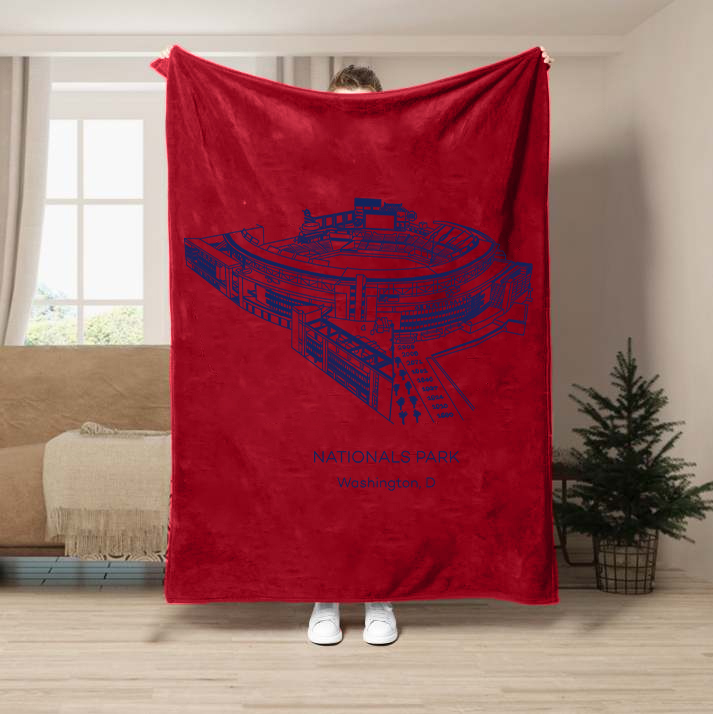 Nationals Park-Washington Nationals Baseball Stadium Blanket