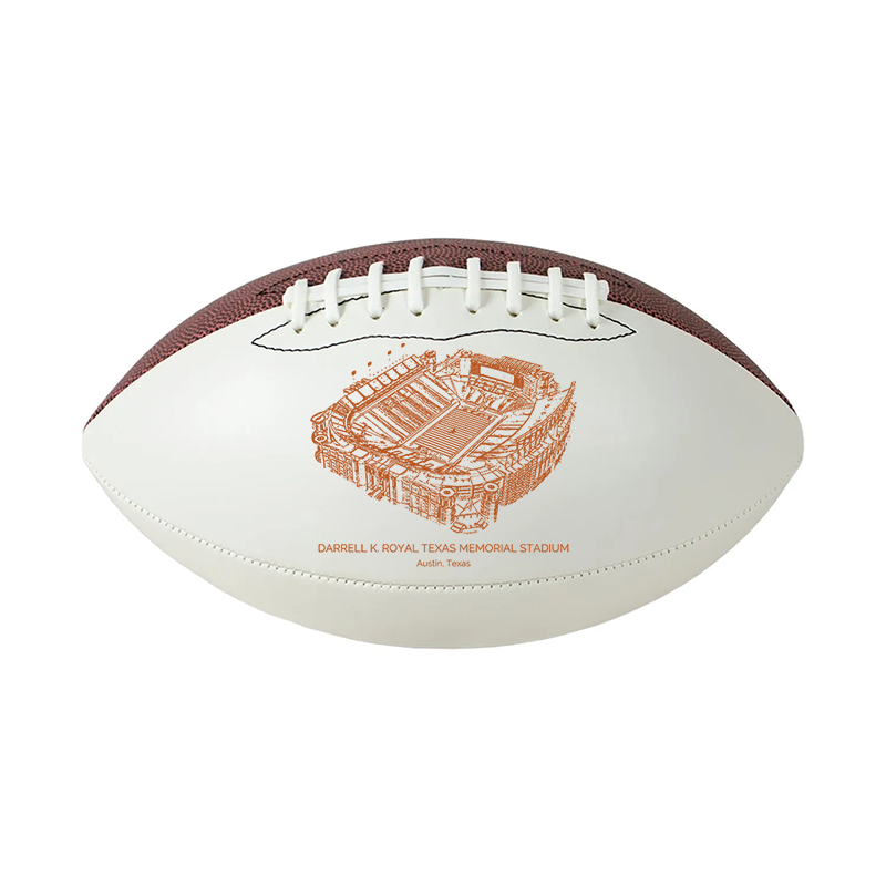 Darrell K Royal–Texas Memorial Stadium - Texas Longhorns football, Stipple Art College Football