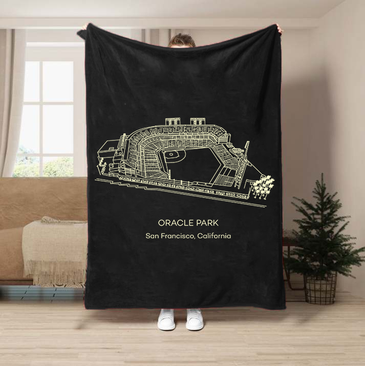 Oracle Park-San Francisco Giants Baseball Stadium Blanket