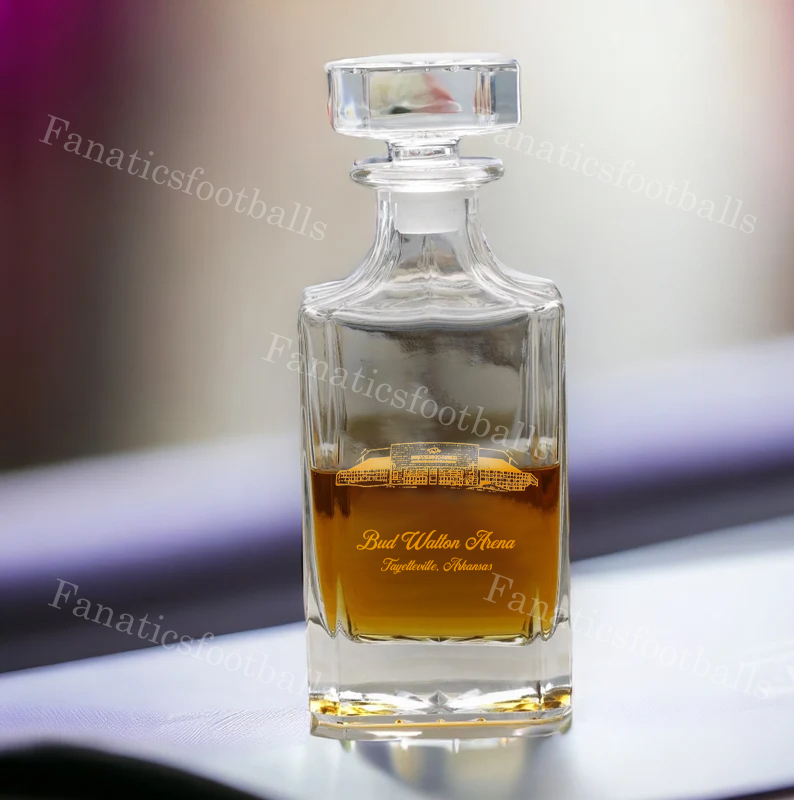 Bud Walton Arena Whiskey Bottles-Gifts For Sports Lovers